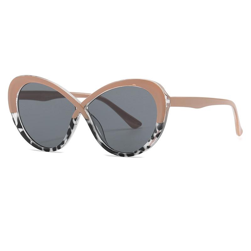 JYL TS Cat Eye Sunglasses Two Tone Style For Men Women B5516A