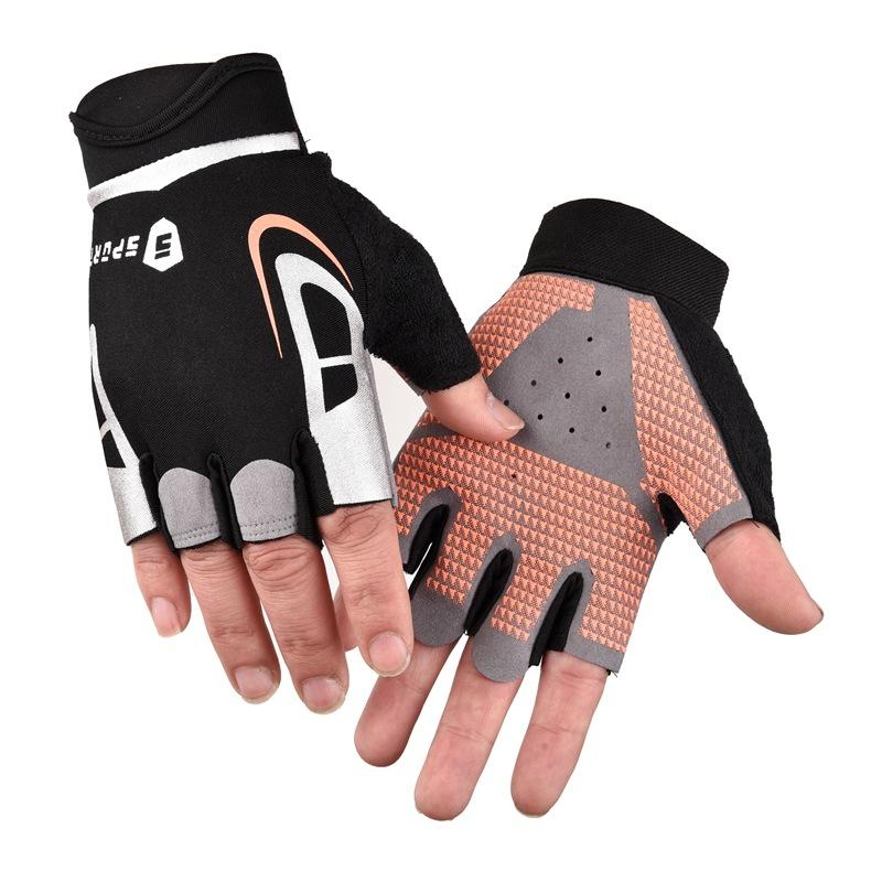 Fitness Cycling Gloves Half Finger Men's and Women's Non-slip Breathable Thin Equipment Gym Exercise Outdoor Sports Gloves