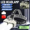 Powerful LED Induction Headlamp 4 Lighting Modes Type-C Charge Head Flashlight Outdoor Waterproof Camping Fishing Headlight
