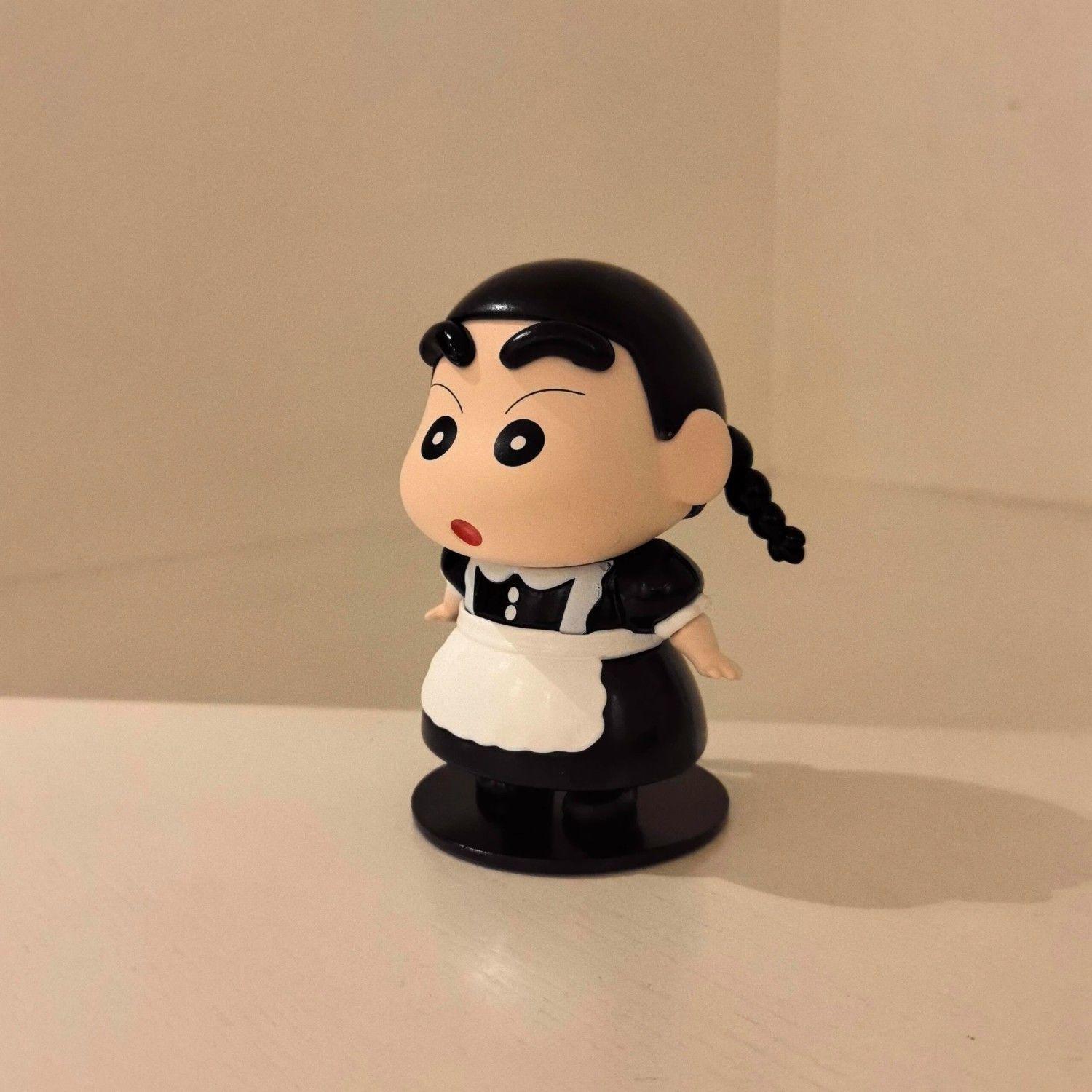 

Crayon Shin-chan Maid Figurine: Trendy Toy Desktop & Car Ornament