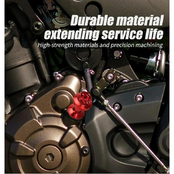 1pc Motorcycle Scooter Engine Red Blue Black Gold Silver Aluminum Oil Dipstick Filler Cap Plug Engine Crankcase Oil Level Gauge