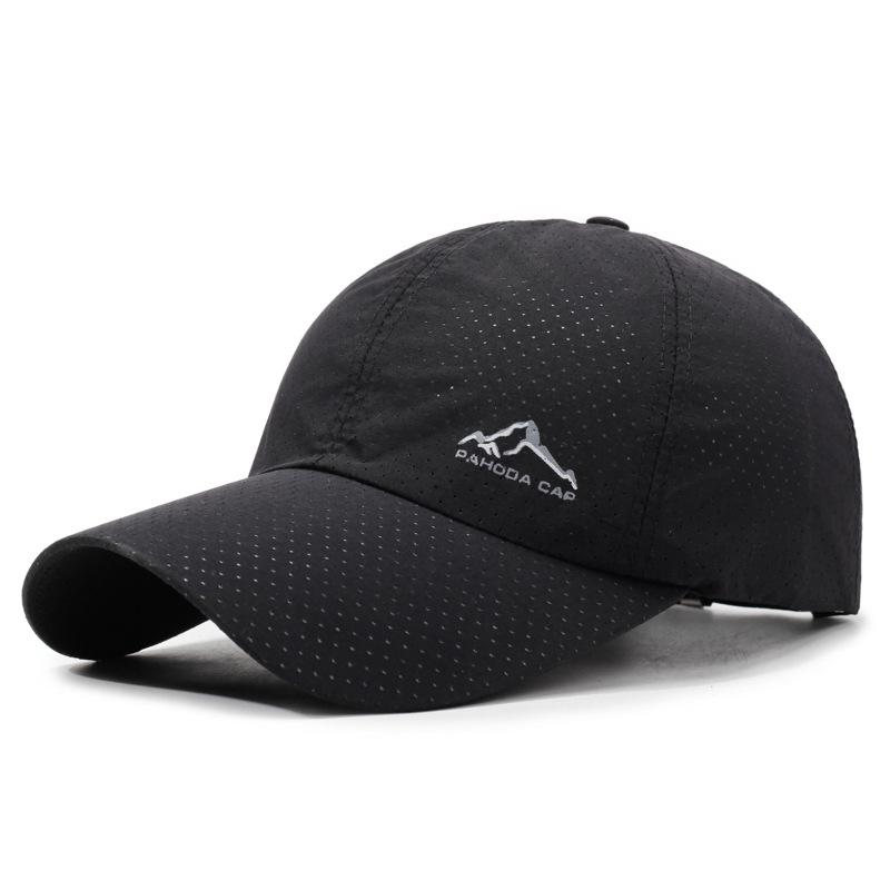 Gray Breathable Cap Outdoor Sun Hat Fashion Sports Summer Sun Hat Classic Versatile Hat