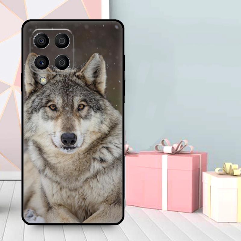 Animal Wolf Howling Case For Samsung Galaxy M16 M31 M21 M13 M33 M53 M15 M35 M55 M36 M56 M12 M32 M52 M14 M34 M54