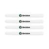 4/8Pcs Car Door Handle Sticker Protective Film Decals Accessories For Skoda Octavia MK2 MK3 2 3 A7 Fabia Karoq Kodiaq Rapid afx388