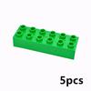 MOC Big Size Bulk Bricks Thick Building Blocks Educational Kid Creative Toys Slope Thin Large Particles Compatible With Duploes