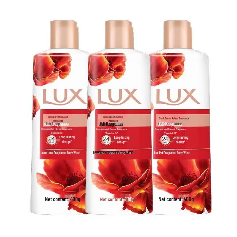 Lux Enchanting Orchid Dream Fragrance Shower Cream, 3 x 400G