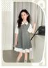 Girl's Super Beautiful Dress, College Style Shirt Dress, 2026 New Summer Short Sleeved Korean Version, Big Children's Trend