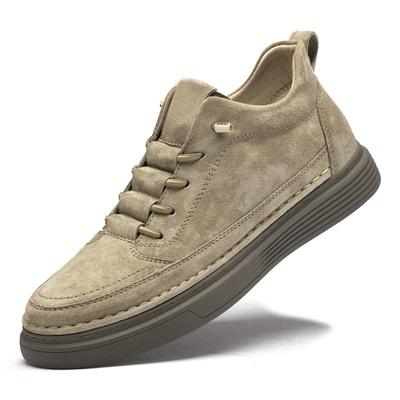 Męskie buty z prawdziwej skóry w stylu brytyjskim Trend Wygodne buty na co dzień Mokasyny Męskie mieszkania Buty