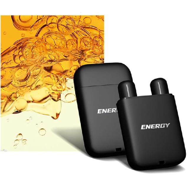 LAMUSELAND Essential Oil Nasal Inhaler, Pure and Organic Peppermint 6 Flavors Dual Nasal Stick Energy Bar for Sinus & Congestion Relief, Tension