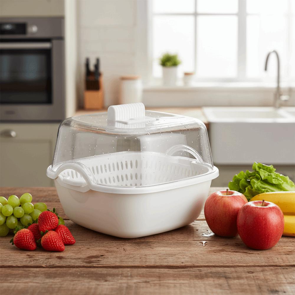 Wireless Food Preservation Defroster Ultraviolet Meat Defroster Household Drain Basket Vegetables