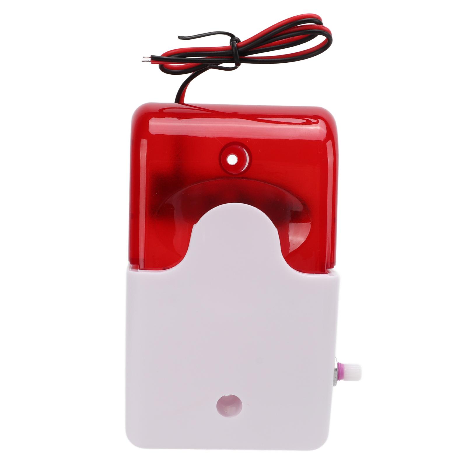 

Звуковая световая сигнализация вспышка высокий децибел регулируемый ударопрочный охранное устройство оповещения 12 В