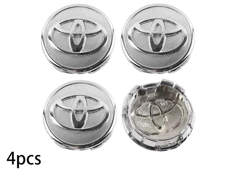 4pcs 56/57mm Car Tyre Wheel Center Hub Cap Badge For Toyota C-hr Prado Yaris Rav4 Prius Hilux Avensis Corolla Camry accessory