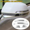 For Cadillac XT5 2016-2024 4Pcs ABS Chrome Car Sticke Rearview Side Mirror Strip Trim Strip Cover Door Rear View Exterior ABS