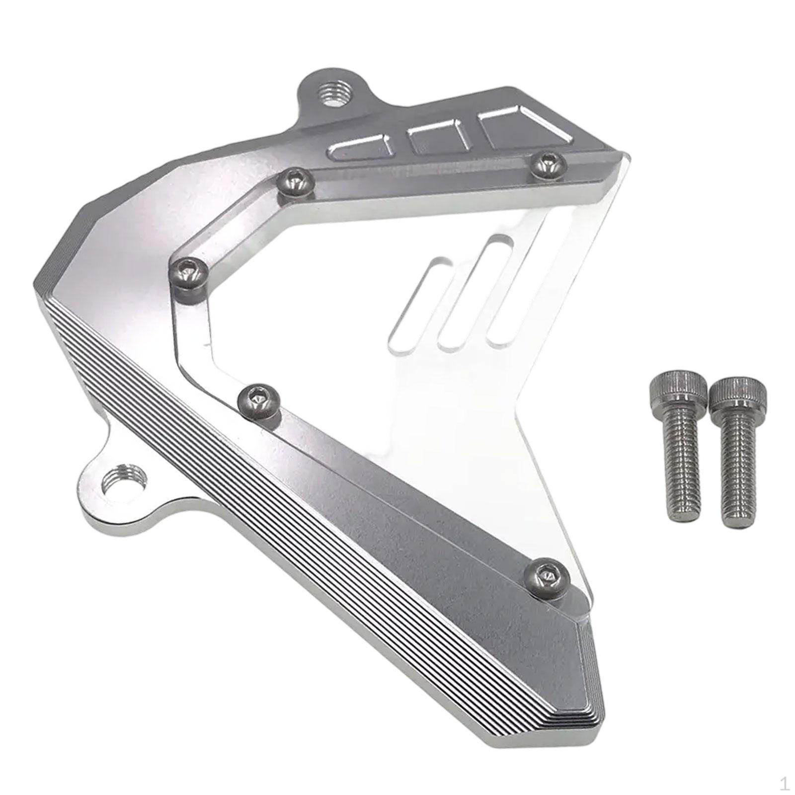 

Крышка защитного кожуха цепи передней звездочки, высокая прочность, удобная и простая в использовании, замена серебряный