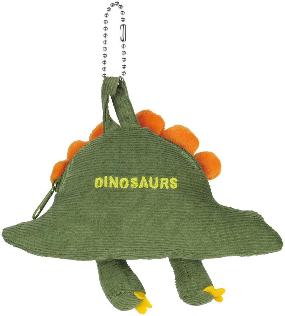 Skater Die Cut Mini Pouch Dinosaur Picture Book Dinosaur ZMP1D-A