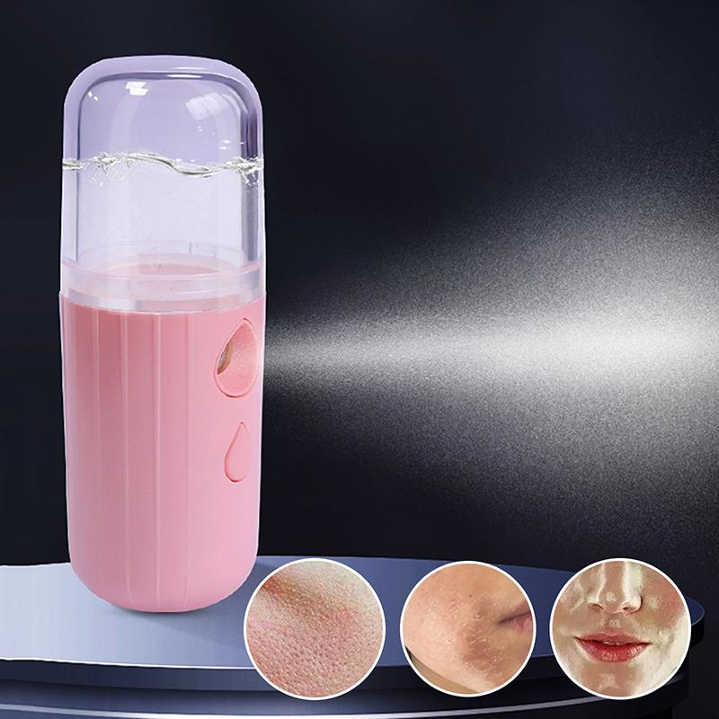 30Ml Mini Nano Mist Facial Sprayer Humidifier Usb Rechargeable Nebulizer Face Moisturizing Beauty Instruments Skin Care Tools