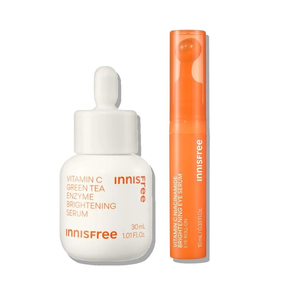 Vita C Green Tea Enzyme Toning Serum 30mL + Vita C Eye Serum 10mL