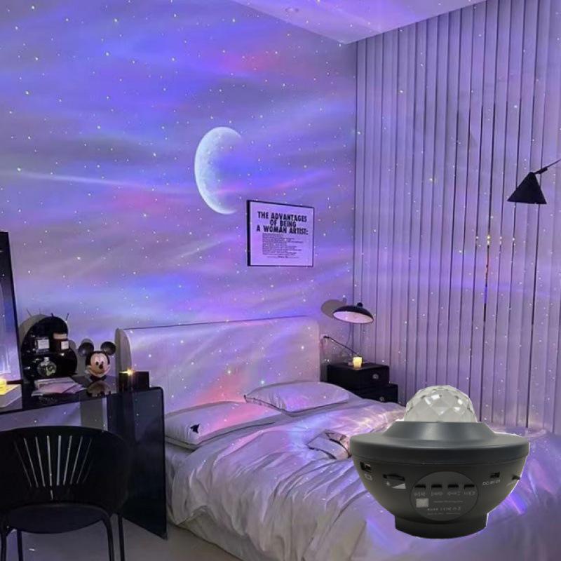 Verträumter Aurora Borealis Sternenhimmel Projektor für Schlafzimmer Ambiente Deko