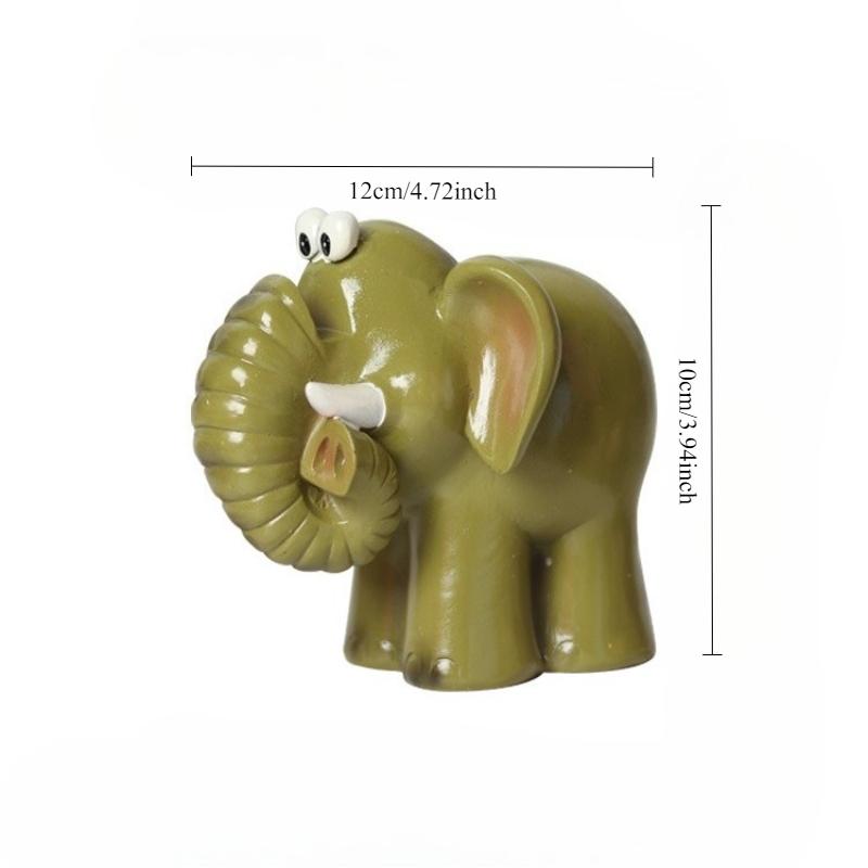 Elephant Glasses Holder Ornament Creative Glasses Storage Stand Glasses Holder Cartoon Glasses Display Stand Storage Accessories