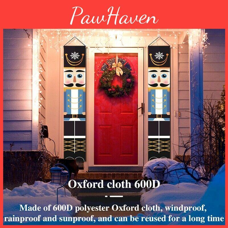 Dekorationer Nötknäpparen Jul Välkomstskylt Banderoll Flagga Vägg Dörrhänge