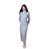 New cheongsam 1011 autumn and winter Chinese style elegant temperament long colorful silk jacquard slim dress daily