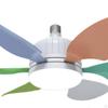Ceiling Fan Light Noiseless Lamp for Home Use Indoor Dining Room White