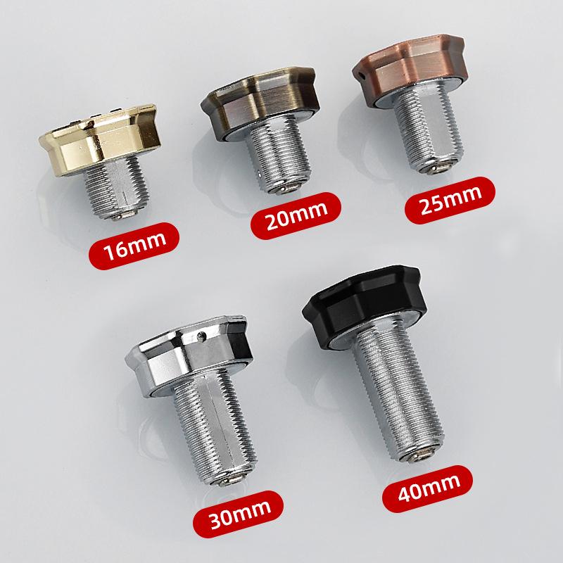 Zinc Alloy Cabinet Drawer & Wardrobe Cam Lock - Anti-theft Combination Lock for Doors & Furniture.