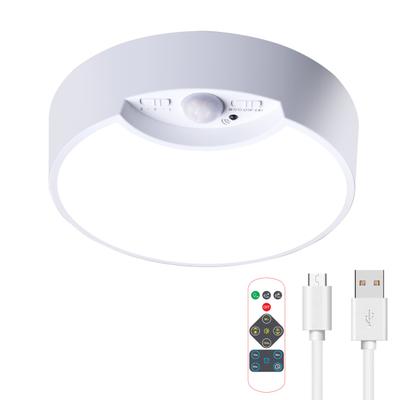 LED-Deckenleuchte mit Fernbedienung, dimmbarer Speicherfunktion, batteriebetrieben, wiederaufladbar über USB, Licht mit Bewegungsmelder, Licht für den Innenbereich, Schranklicht