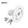 RV Water Filler Cap with Industrial Curved Texture and Reverse Venting Design Suitable for Caravans and Campers
