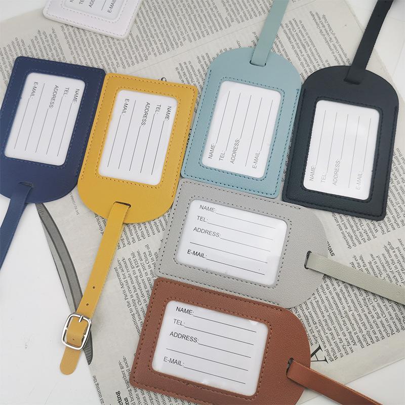 PU Leather Luggage ID Tag for Travel