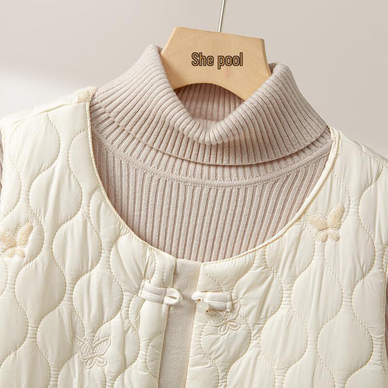 Women's Chinese Style Embroidered Quilted Vest