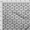 oneOone Baumwoll-Flex Schwarzer Stoff Asiatischer Blumenblock Quiltzubehör Druck Nähstoff pro Yard 40 Zoll