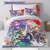 Fantasy Games  Pattern Bedding Quilt Set Quilt Cover Pillowcase Home Decoration Birthday Gift (1 * duvet cover + 2 * pillowcase, without core)