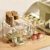 Transparent Under Sink Organizer 2 Tier CD Holder Stand Pull Out Storage Shelf  Under Sink Area