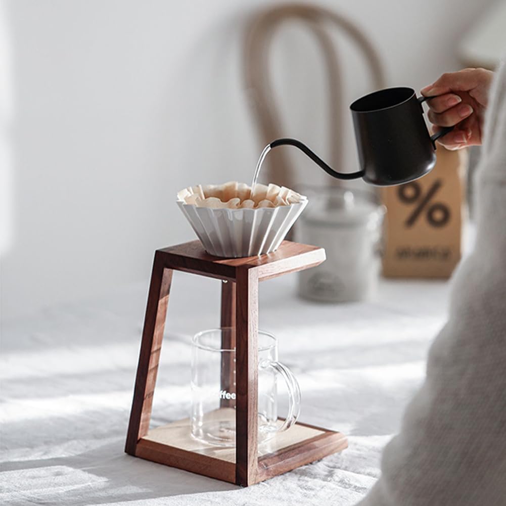 Watchget Coffee Dripper Stand, Wooden Dripper Holder, Coffee Drip, Hand Drip Coffee, Coffee Supplies (Stand Only)