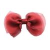Korean Princess Pearl Bow Hair Clip for Girls - Fashionable Yarn DIY Headwear