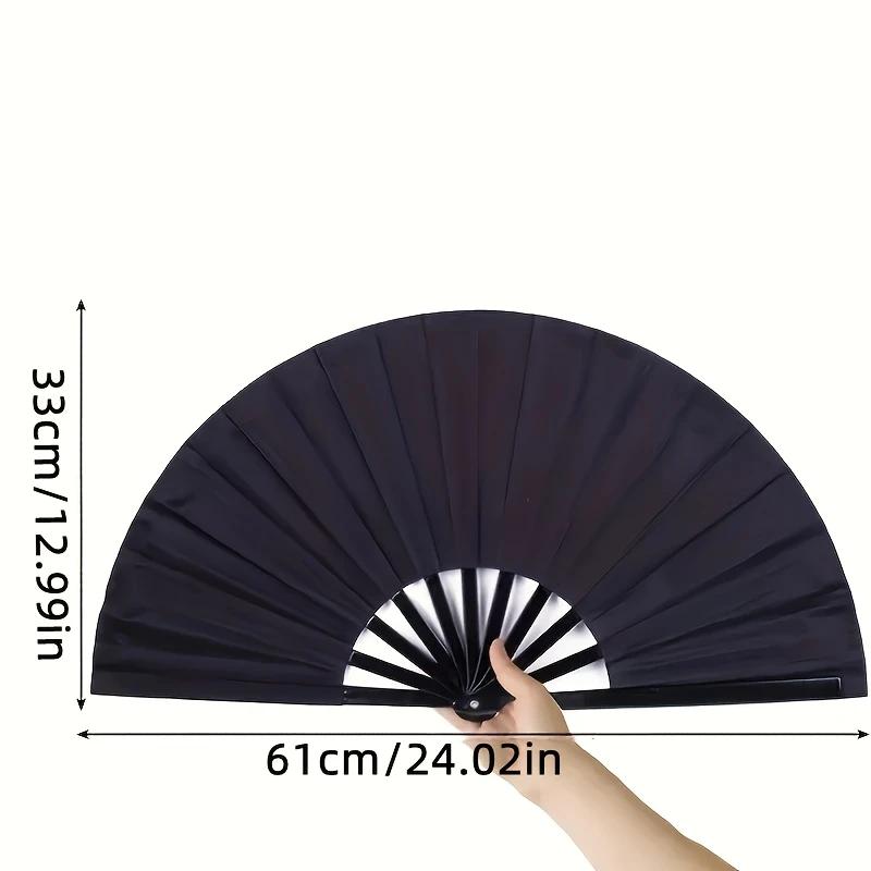 2pcs Traditional Chinese Hand Fan Folding Fans and Tai Chi Folding Fans - Suitable for Martial Arts Training and Dance