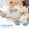 Baby Bath Mat Kneeler and Elbow Rest Pad Set Nonslip Bath Pad Waterproof Bathtub Elbow Kneeling Support Mat Bathroom Accessories