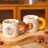 Nordischer Bär Milch Retro Tasse Niedlich Kreatives Geschenk Kaffee Keramiktasse Geschenk Tasse