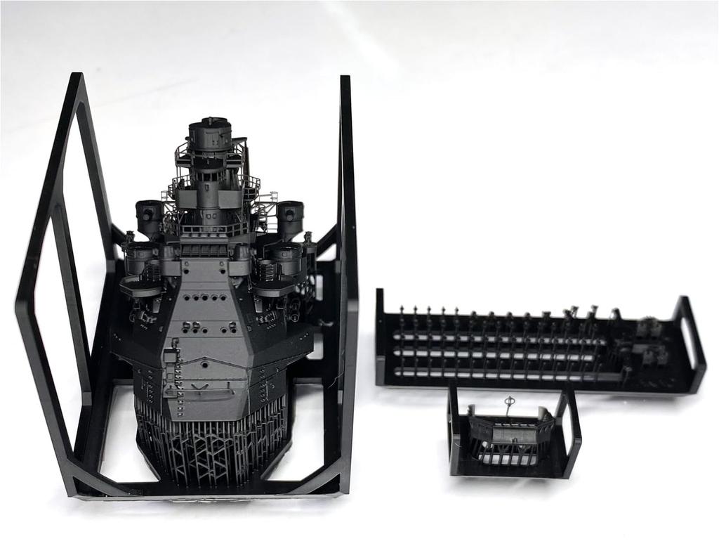 Bunker Studio 1/700 Scale Japanese Takao Bridge Set (1944-1945) (for Aoshima) Plastic Model Kit Parts BSTIJN70129A