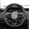 For JAGUAR Suede Carbon Fiber Steering Wheel Cover Fit XF XE F-PACE E-PACE I-PACE X250 F-TYPE XJ X S-Type Cars Accessories
