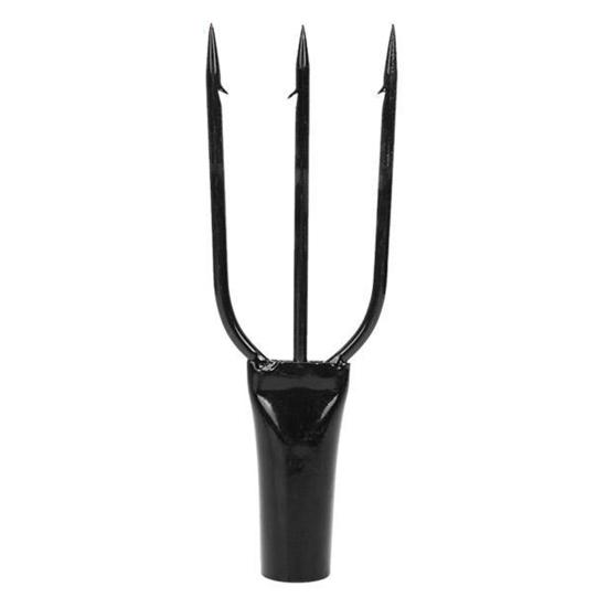 Barbed Fish Spear Sharp Spring Steel Impact Resistant Fishing Fork for Fishing
