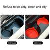 2Pcs Auto Runde Wasser Flasche Silikon Untersetzer Einfarbig Tasse Halter Anti-slip Hören-beständig Silikon Tasse matte Auto Innen Zubehör