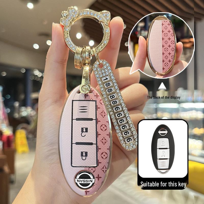 Nissan Sylphy, Teana, Qashqai, Tiida, Lannia, Bluebird Schlüsselhülle & Damenhandtasche