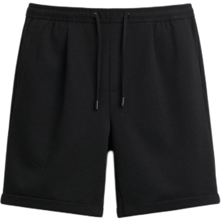 

Zara Solid Color Simple Breathable Casual Shorts Men shorts Black 2436500-800 S