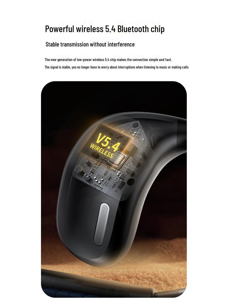 Cross-border AI Translation Bluetooth Earphones with Touch Control & Display - Over-ear & In-earless Wireless OWS