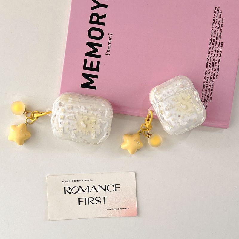 

Airpodspro2 Protective Case Pro2 Earphone Case Second and Third Generation Noise Reduction Version Third Generation Fourth Generation Korean Cute Fun Apple Airpods Pro [Sizzy Star Cat] Send Pendant