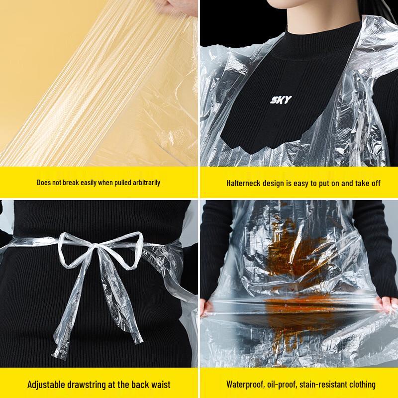 COFLYEE Disposable PE Plastic Apron