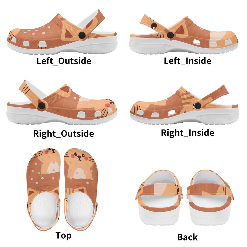 Fun Pattern EVA Clogs for Women Men Soft Sole Lightweight Slip On Casual Footwear Soft Sole Summer Sandals Casual Walking