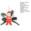 Christmas Ornament Small Boot Mitten Santa Snowman Gingerbread Man Xmas Tree Hanging Ornament Holiday Decorative Car Pendant for Wall Window Decor
